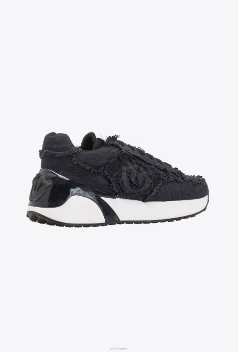 Turnschuhe | Pinko Limousine schwarz Jeans-SneakerZ4ZP1076
