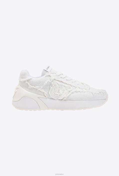 Turnschuhe | Pinko Weiss Jeans-SneakerZ4ZP1075