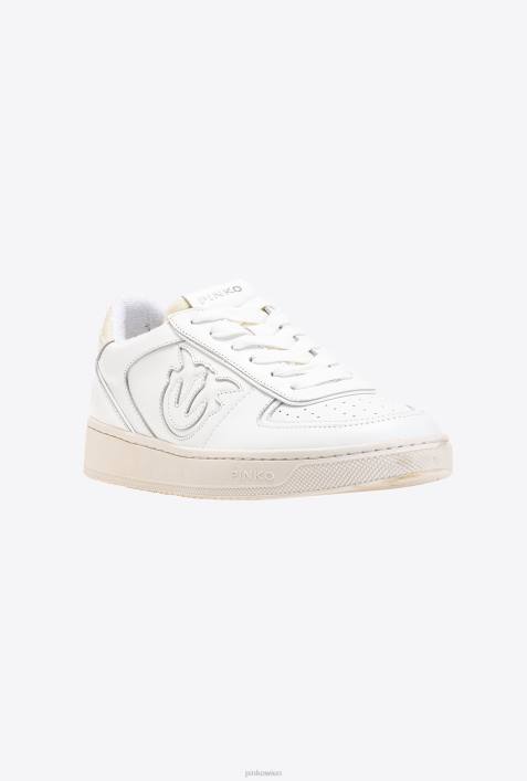 Turnschuhe | Pinko helles Weiss Turnschuhe mit EinsätzenZ4ZP1066