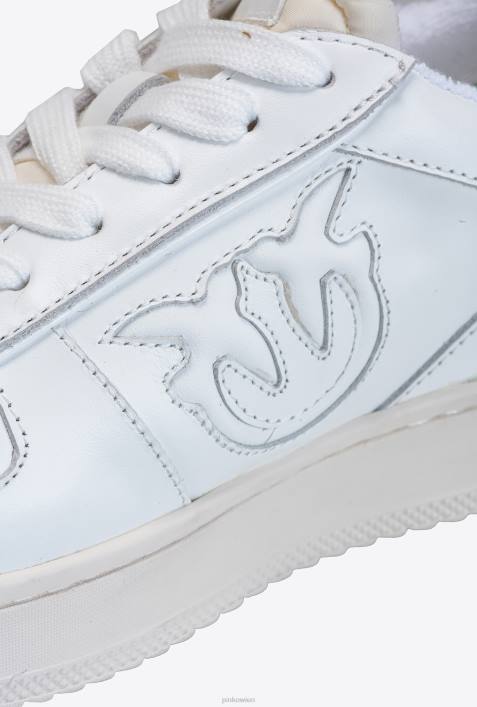 Turnschuhe | Pinko helles Weiss Turnschuhe mit EinsätzenZ4ZP1121