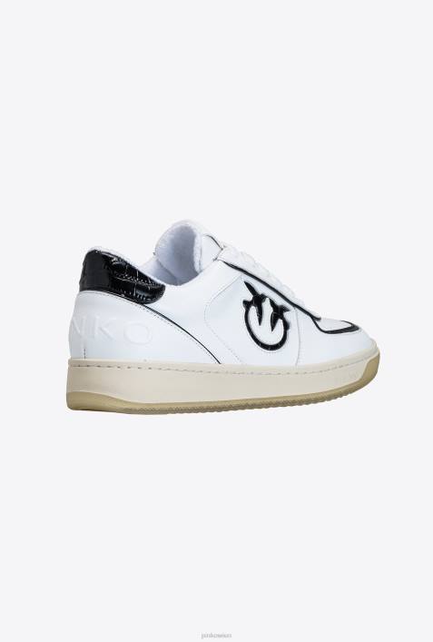 Turnschuhe | Pinko weiß schwarz Turnschuhe mit EinsätzenZ4ZP1122