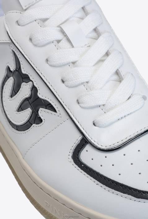Turnschuhe | Pinko weiß schwarz Turnschuhe mit EinsätzenZ4ZP1122