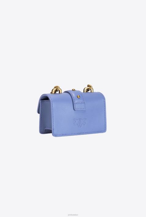 Microlove-Taschen | Pinko Lavendel-Antikgold Micro-Love-Bag-Symbol einfachZ4ZP1211