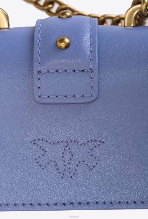 Microlove-Taschen | Pinko Lavendel-Antikgold Micro-Love-Bag-Symbol einfachZ4ZP1211