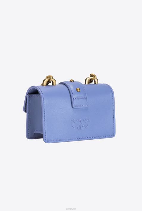 Microlove-Taschen | Pinko Lavendel-Antikgold Micro-Love-Bag-Symbol einfachZ4ZP1211