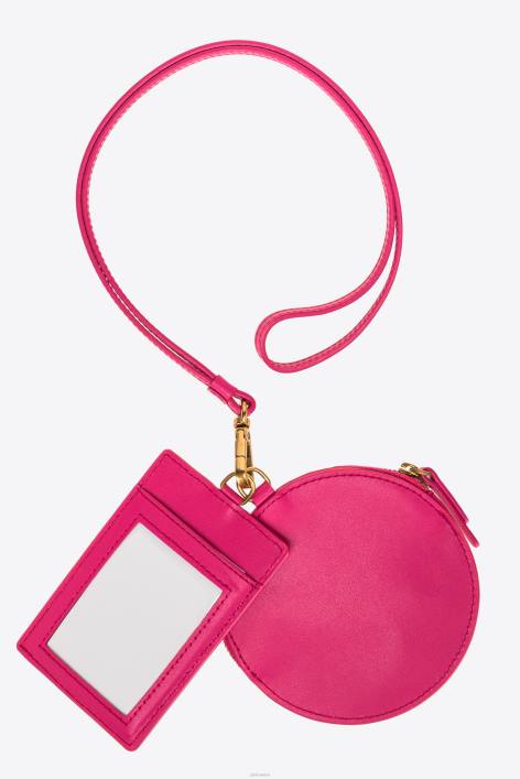 Microlove-Taschen | Pinko rosa-antikgold Brustbeutel aus LederZ4ZP1257