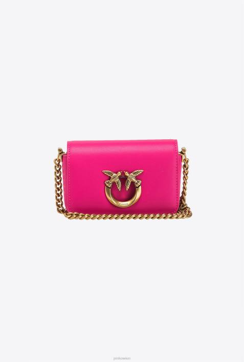 Microlove-Taschen | Pinko rosa-antikgold Micro Love Bag einfach klickenZ4ZP1224