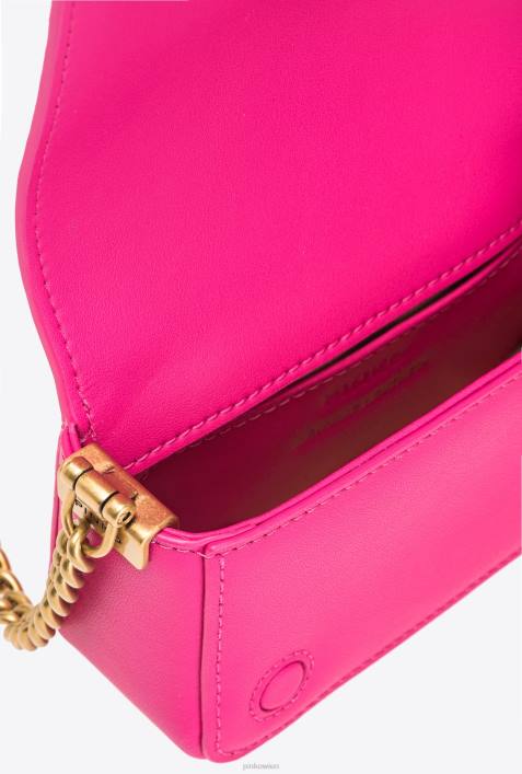 Microlove-Taschen | Pinko rosa-antikgold Micro Love Bag einfach klickenZ4ZP1224