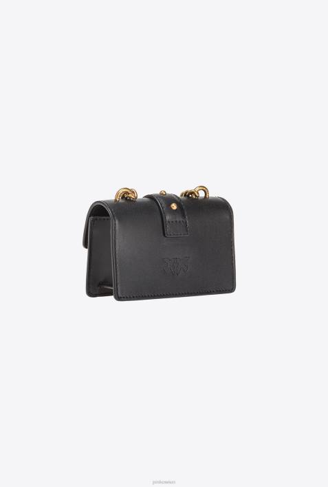 Microlove-Taschen | Pinko weiß-antikgold Micro Love Bag One einfachZ4ZP1205