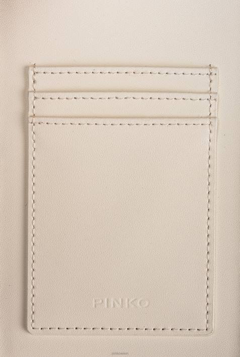 Microlove-Taschen | Pinko weiß-antikgold Smartphone-Halter aus LederZ4ZP1240