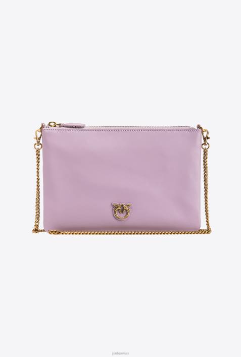 Umhängetaschen | Pinko Iris-Antikgold klassische flache Liebestasche einfachZ4ZP1185