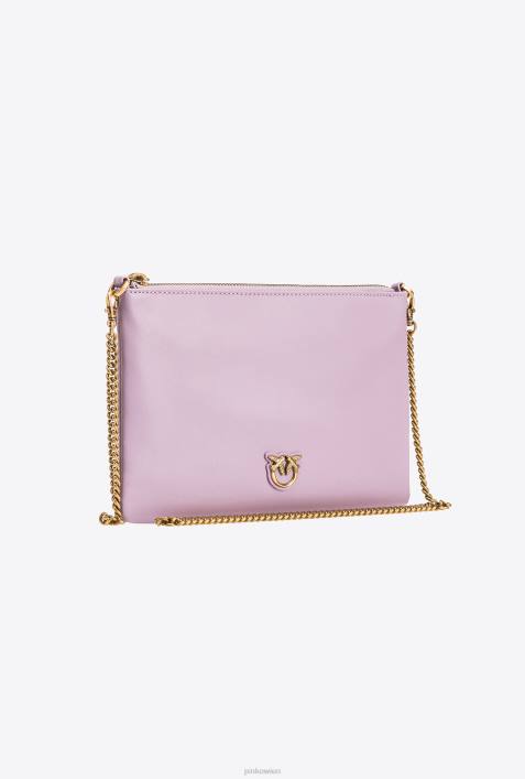 Umhängetaschen | Pinko Iris-Antikgold klassische flache Liebestasche einfachZ4ZP1185