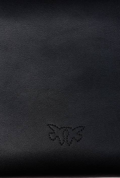 Umhängetaschen | Pinko Schwarz-Antikgold flache Lovebag einfachZ4ZP1189