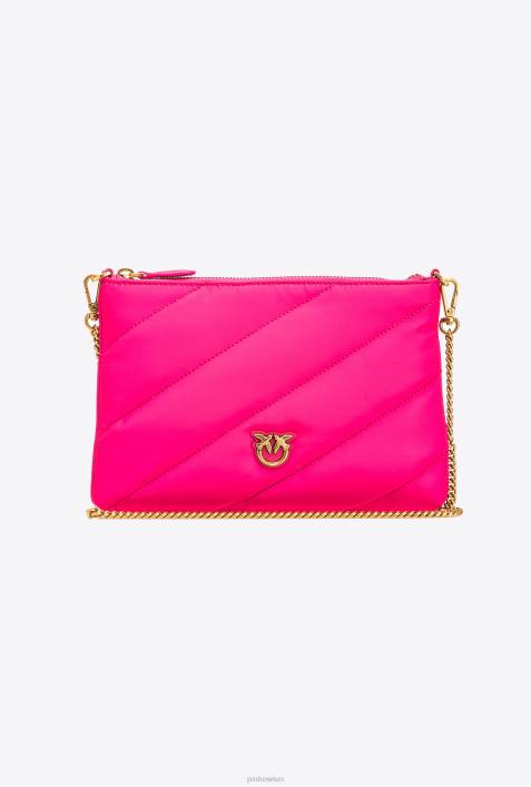 Umhängetaschen | Pinko rosa-antikgold recycelter FlachbeutelZ4ZP1271
