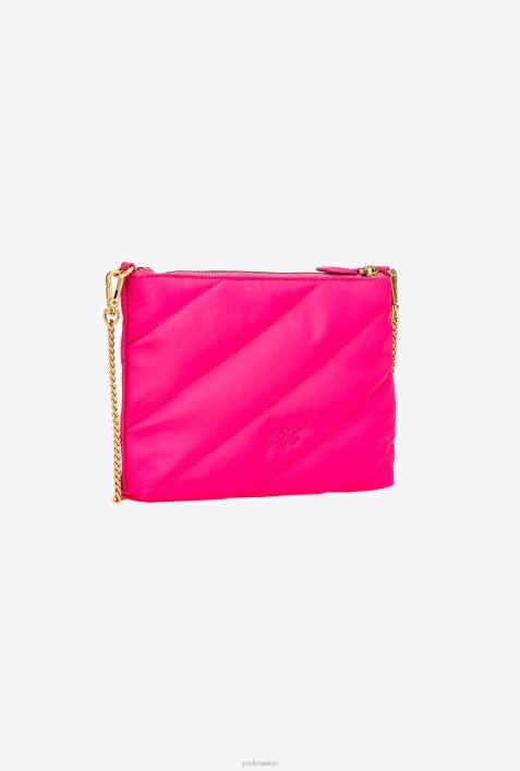 Umhängetaschen | Pinko rosa-antikgold recycelter FlachbeutelZ4ZP1271