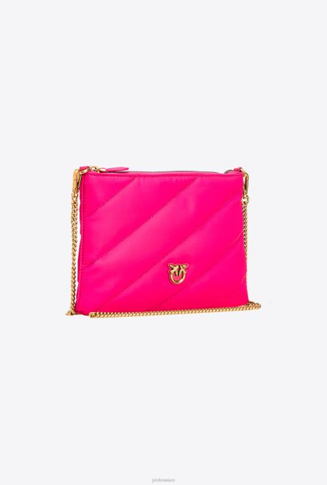 Umhängetaschen | Pinko rosa-antikgold recycelter FlachbeutelZ4ZP1271