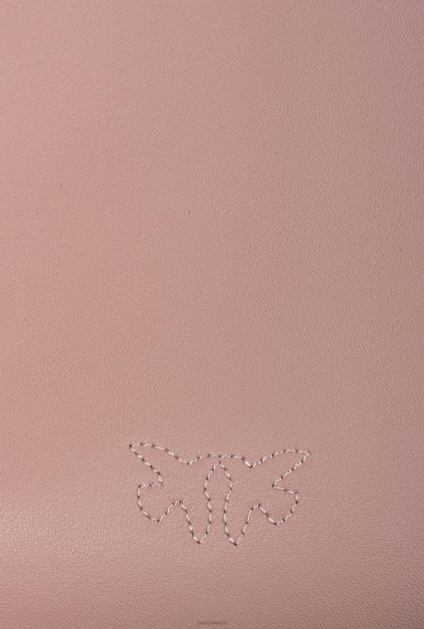 Umhängetaschen | Pinko staubiges Rosa-Antikgold flache Lovebag einfachZ4ZP1187