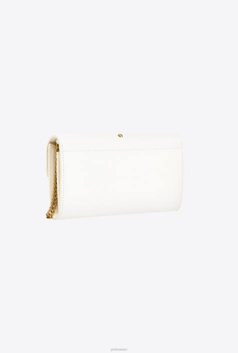 Geldbörsen | Pinko weiß-antikgold Lovebag Simply WalletZ4ZP1128