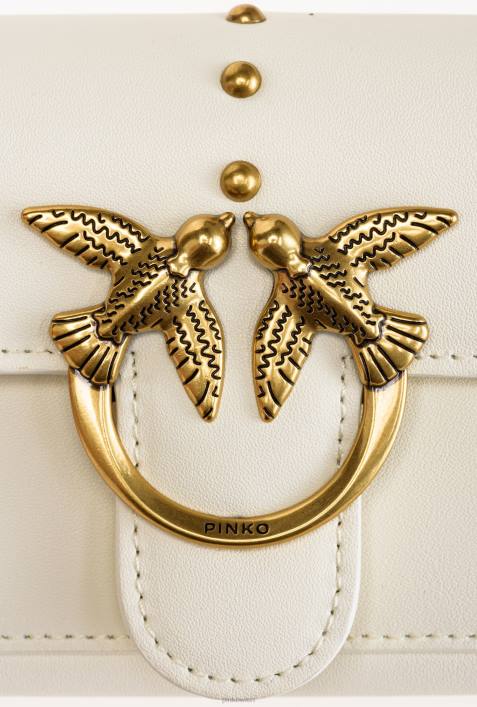 Geldbörsen | Pinko weiß-antikgold Lovebag Simply WalletZ4ZP1128