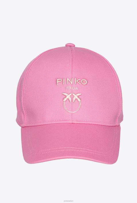 Hüte | Pinko Konvolvulus rosa Liebesvögel-BaseballkappeZ4ZP1263