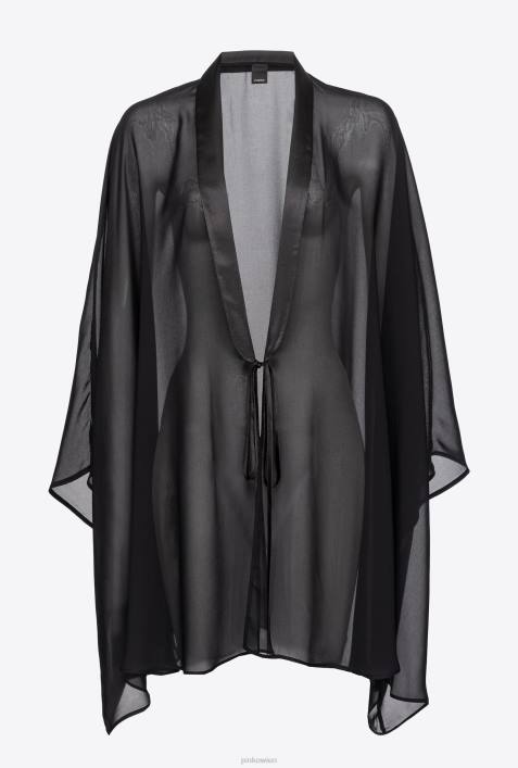 Achselzucken | Pinko Limousine schwarz Chiffon-AchselzuckenZ4ZP1265